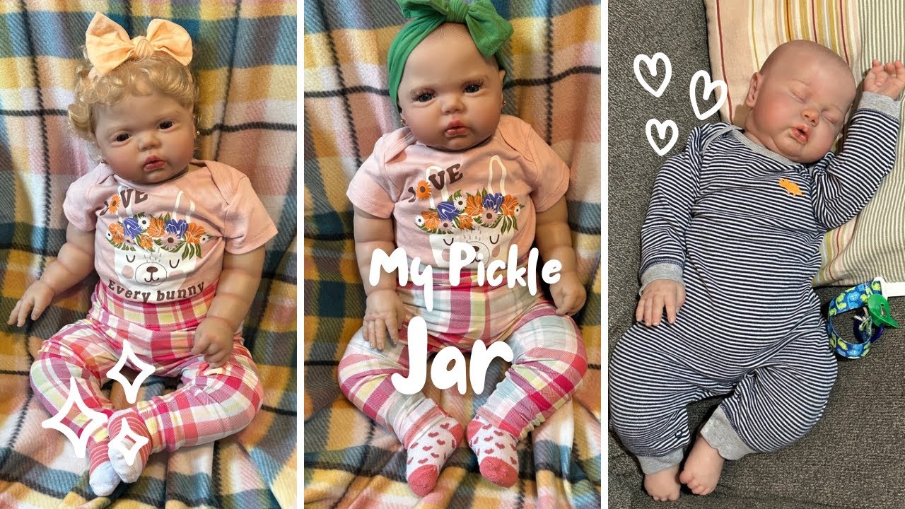 Changing my Pickle jar babies into some new Temu outfits
