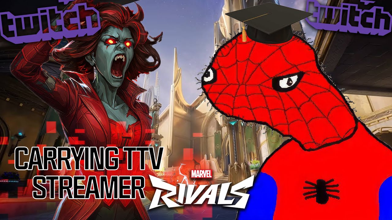 Ragebait Spider-Man CARRIES Twitch Streamer and MAKES ALL DPS RAGEQUIT...
