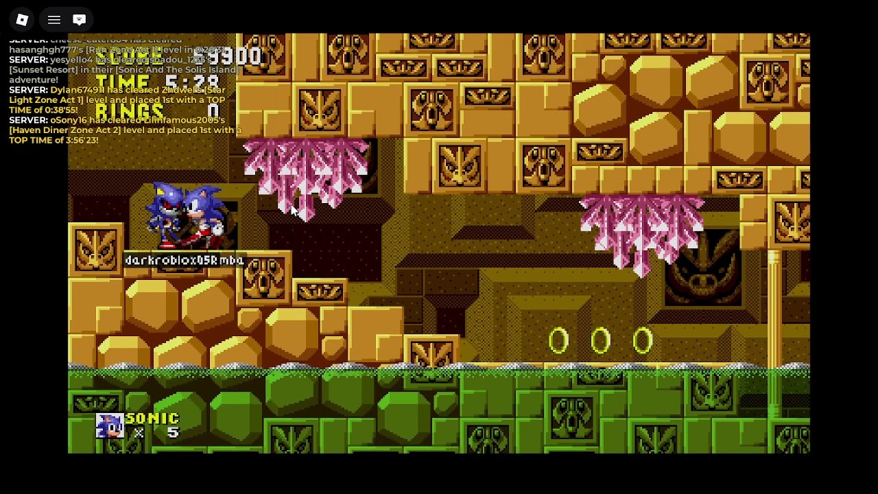 PRUEBAS DE AUDIO EDICION SIMULADOR DE SONIC CON METAL SONIC LEER DESCRIPCION