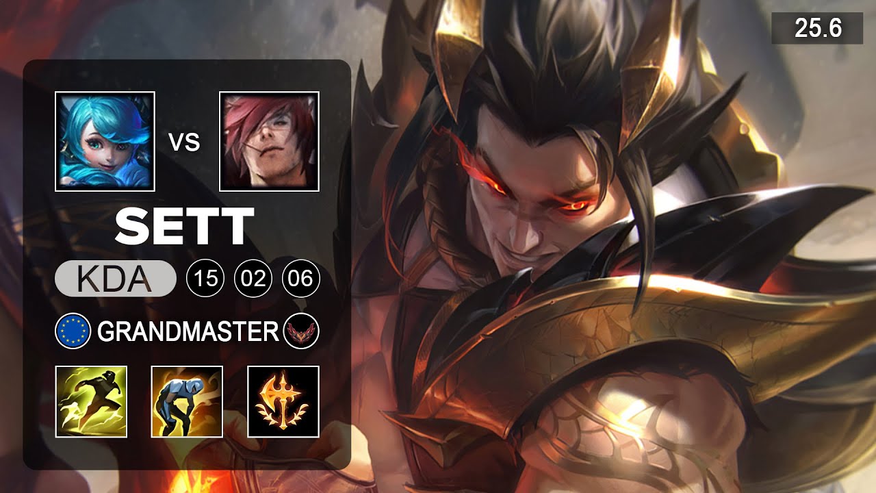 Sett vs Gwen Top - EUW Grandmaster - Patch 25.6 Season 15
