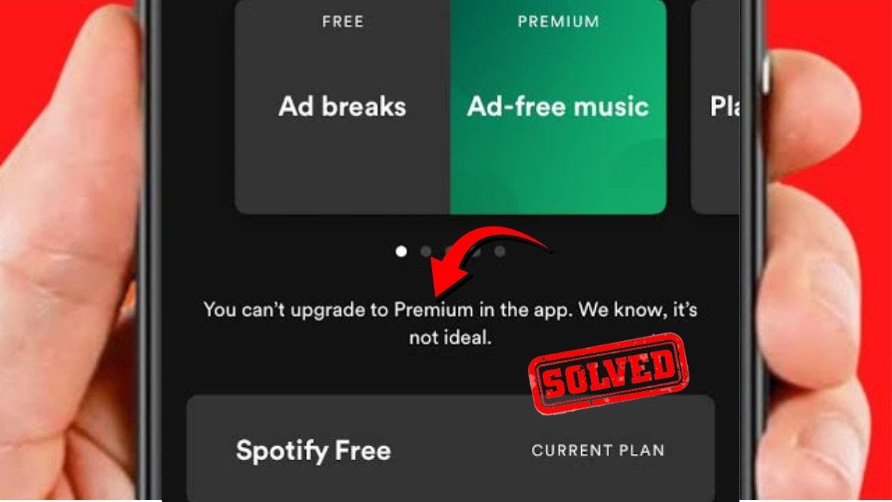 How to Fix Spotify Premium Can't Be Purchased in This App | You Can't Upgrade to Premium in the App