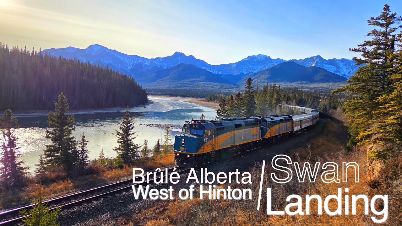 VIA rail and trains at Swan Landing