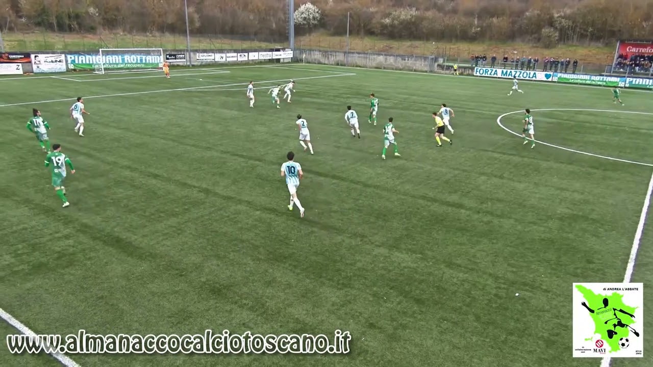 Eccellenza Girone B Valentino Mazzola-Baldaccio Bruni 1-2