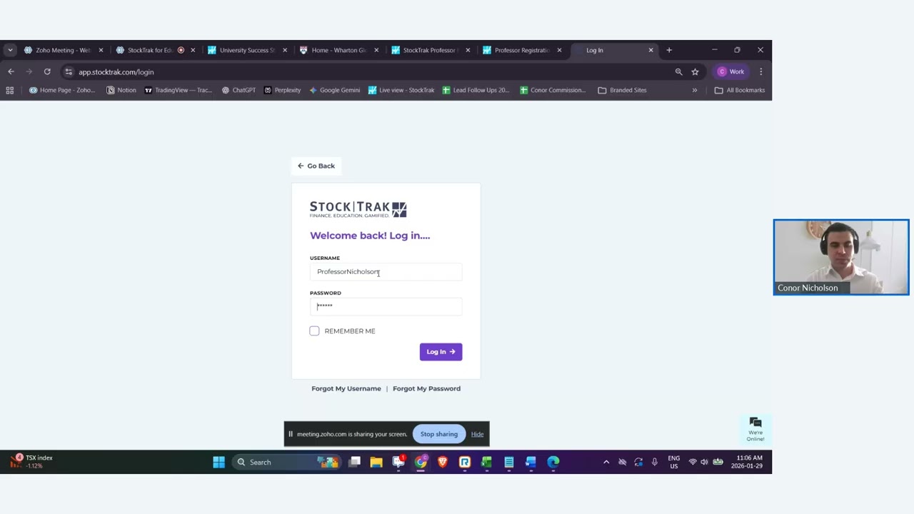 StockTrak для преподавателей: инструменты, настройка и лучшие практики. 29 января 2026 г., 11:00.