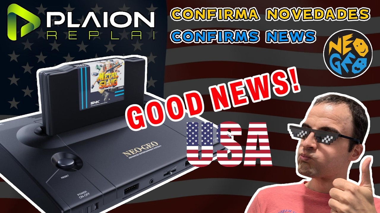 Plaion confirma las novedades de NEO GEO AES PLUS