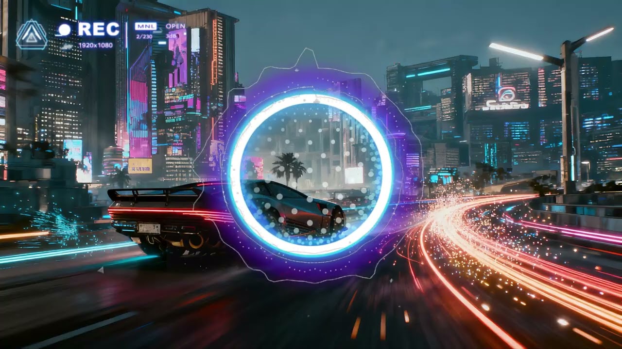Holographic Skyline 🚀 Calm Electronic Beats | 专注办公 /学习 BGM #HologramBGM #CalmFocus #CyberElectronic