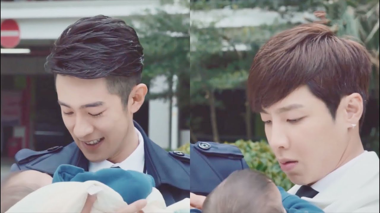 [new dads moments]Policeman adopts a baby from work with his bf #SCIMystery