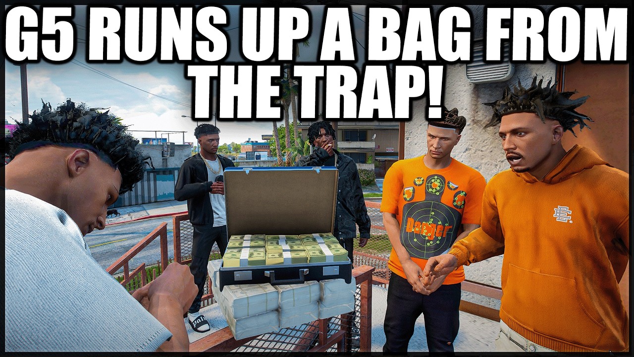 G5 Runs Up a Bag From The Trap! | GTA RP | Iconic RP
