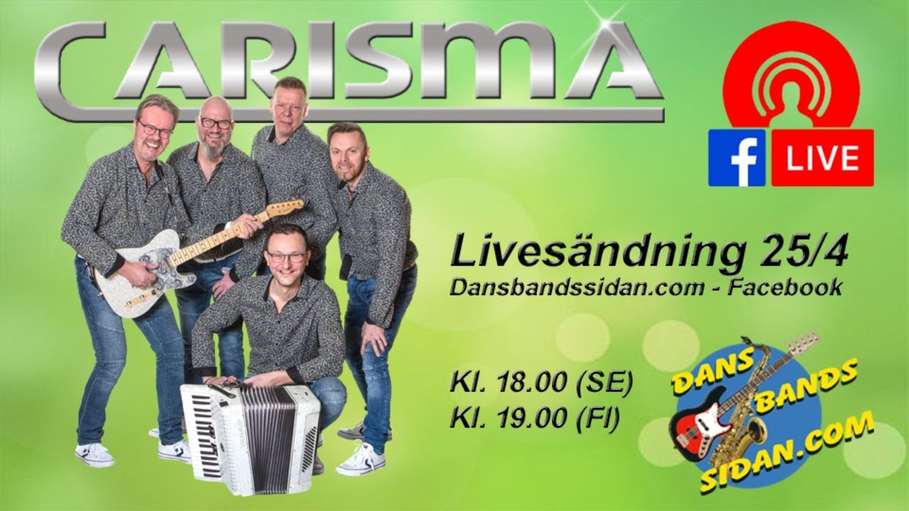 Carisma Livestream 25/4 (Dansbandssidan.com)