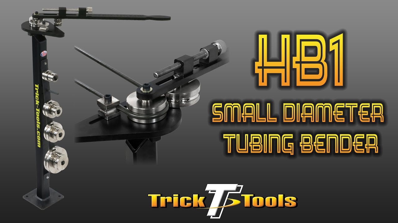 Trick-Tools HB1 Hand Tube Bender for Brake Lines, Fuel Lines, Hydraulic Tubing, and Structural Tubes