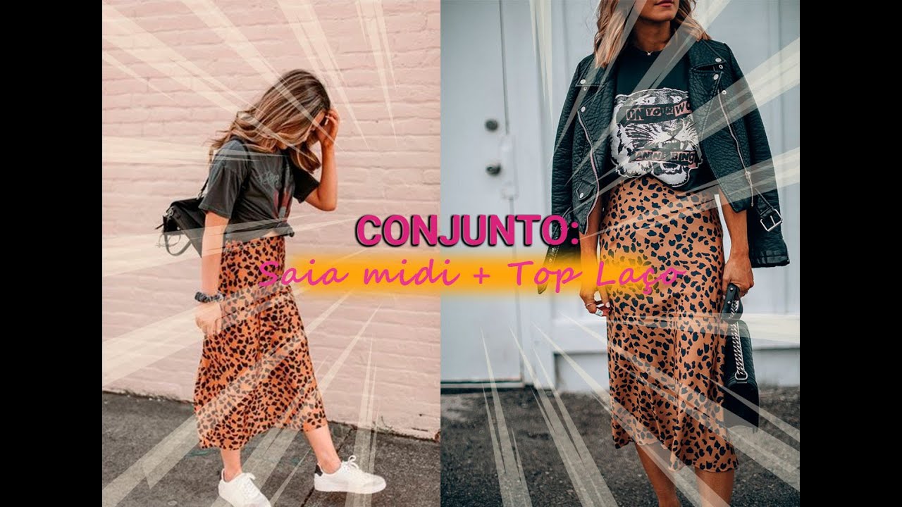 Modelagem Saia Midi Evasê