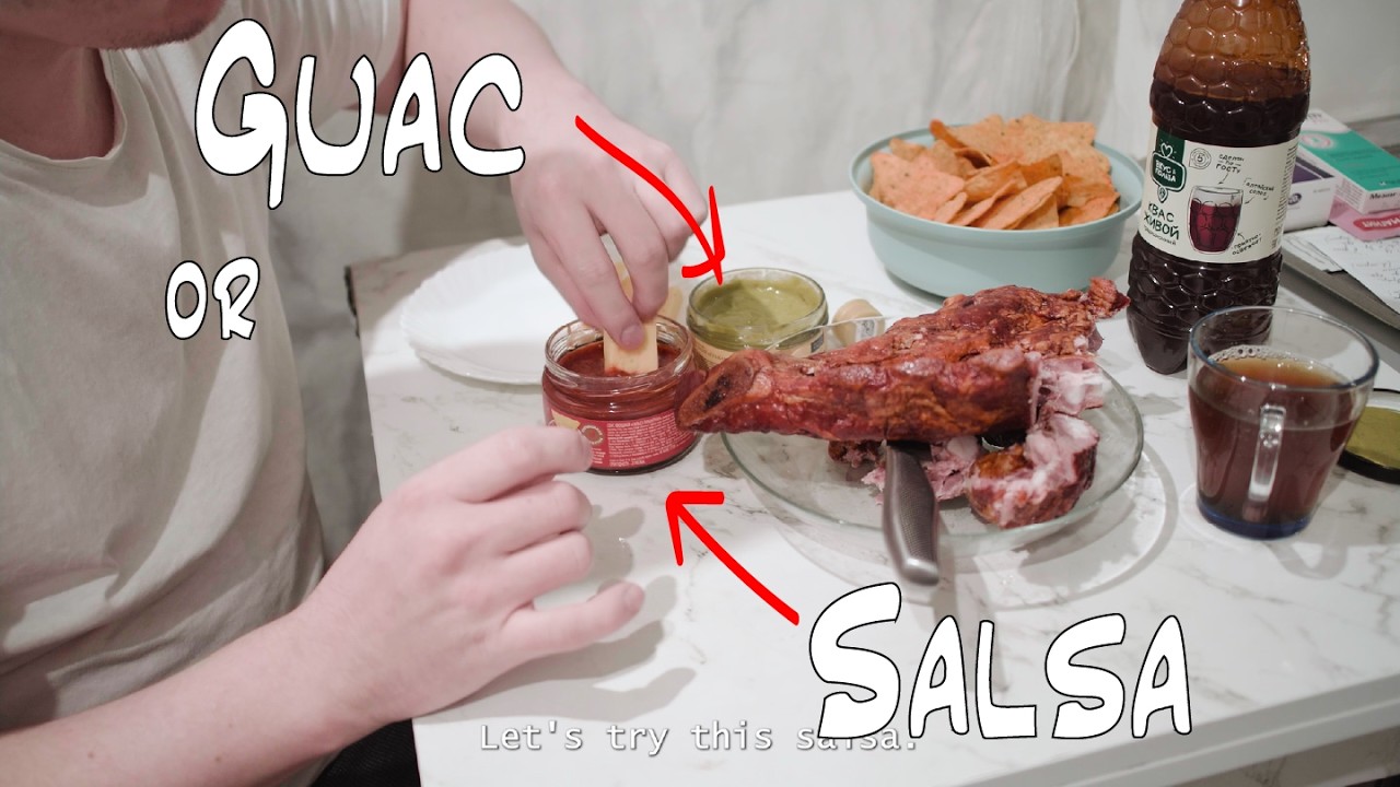 Dip Party! Chip and cheese and ribs. Also exploring food products.