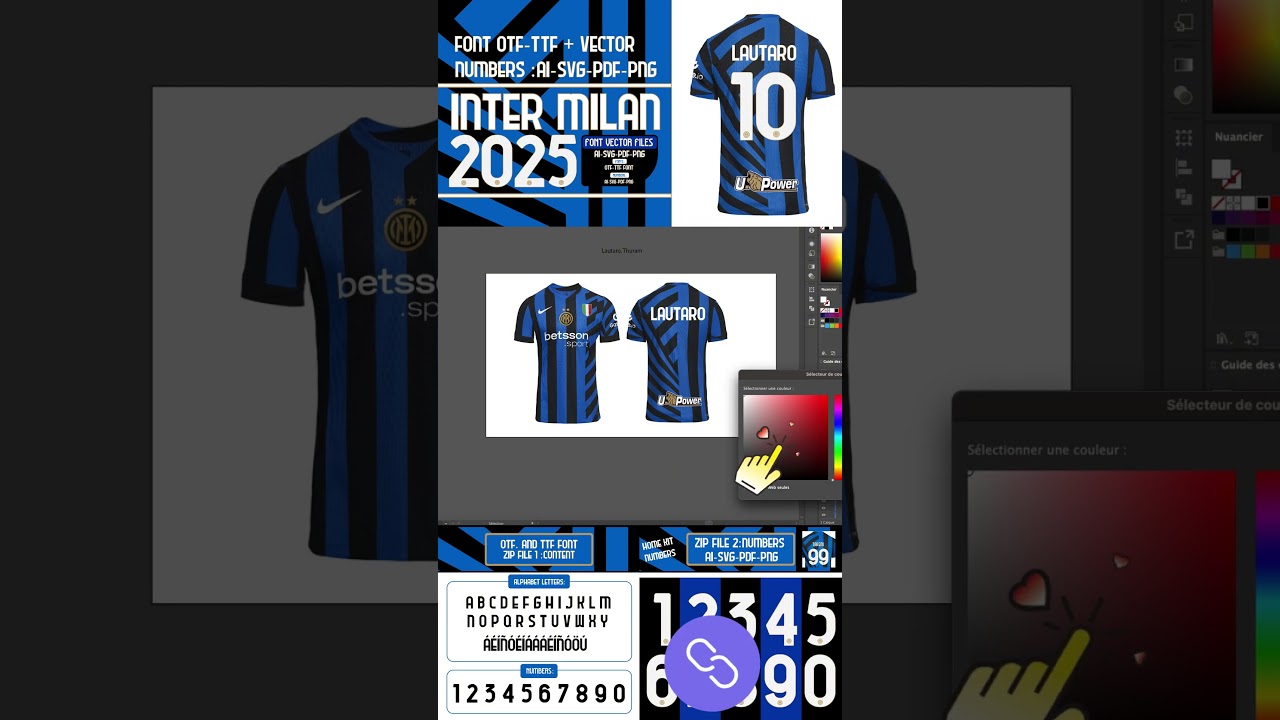 Font Vector Inter Milan 2025 Font Ai, Svg, Png, Pdf, Otf, Ttf Inter Milan link on description