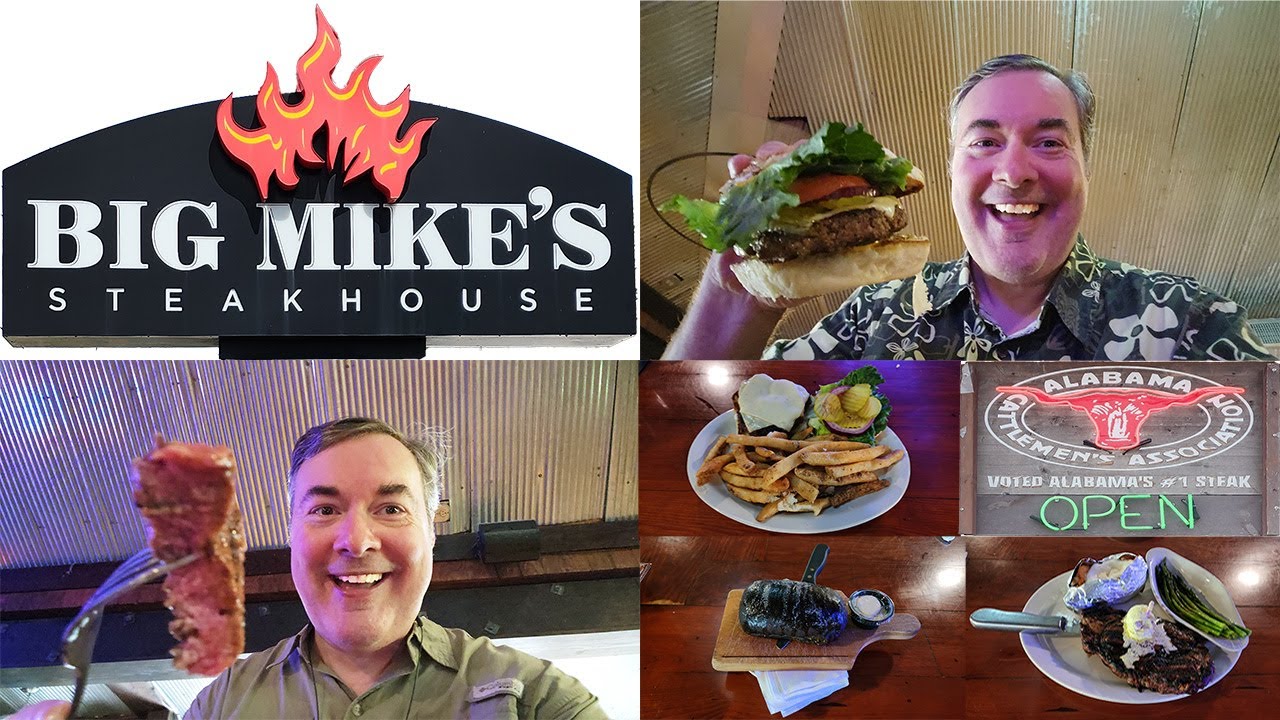 Restaurant Review Guide of Beach Food in Orange Beach, Alabama: Big Mike’s Steakhouse