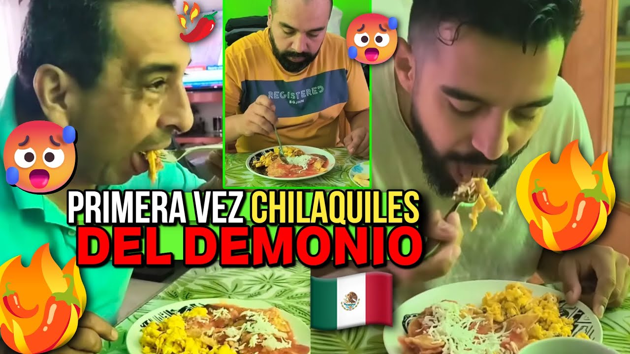 🇲🇽 NUESTRO PADRE Prueba chilaquiles bien atascados!🤤