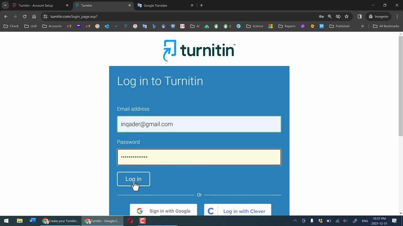 Turnitin Student