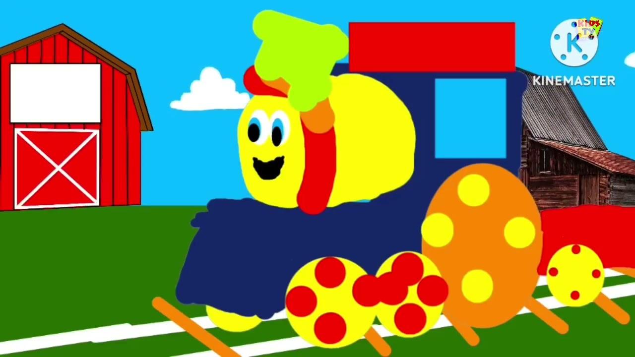 Bob The Train | Went To The Farm |kids tv shows | Old MacDonald |Animal Sounds Song