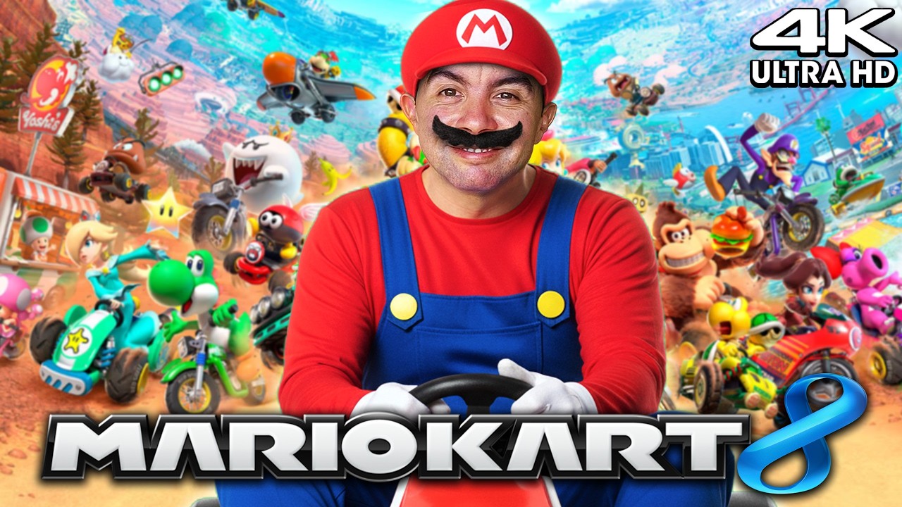MARIO KART 8 PC4K! WIIU OU SWITCH 2?!