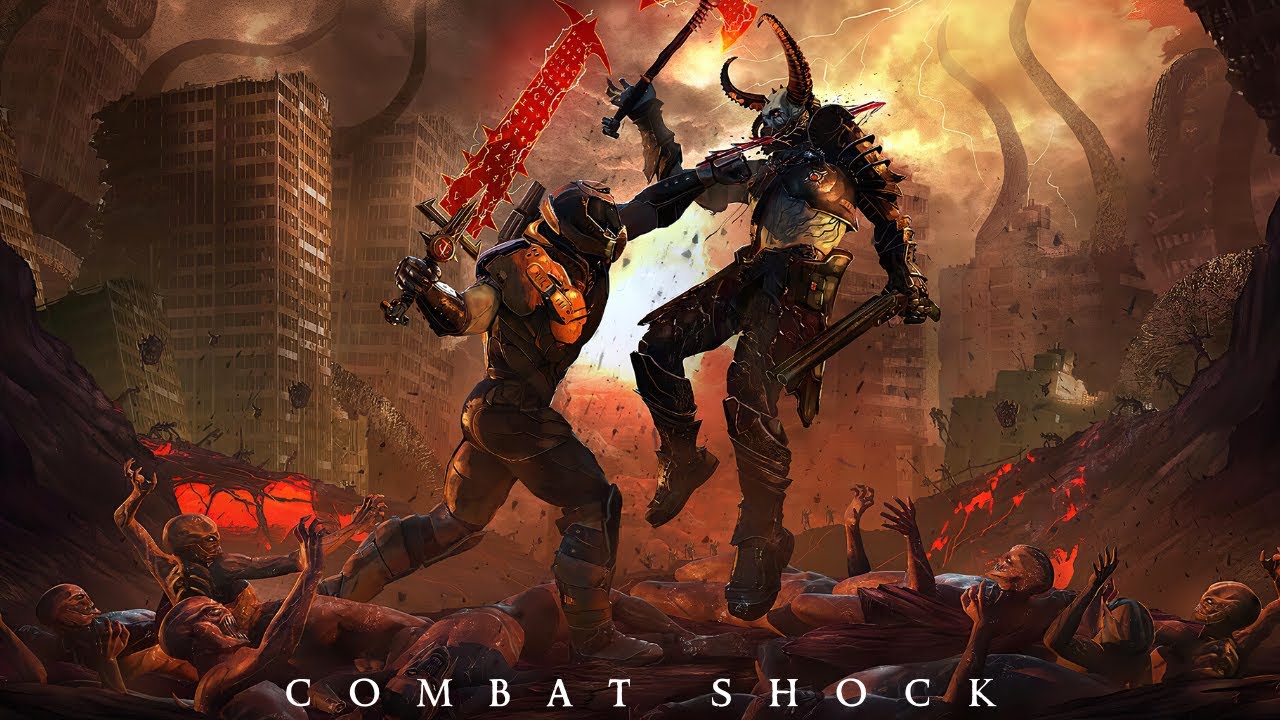 Royalty Free DOOM Style Metal Instrumental - COMBAT SHOCK - DOWNLOAD
