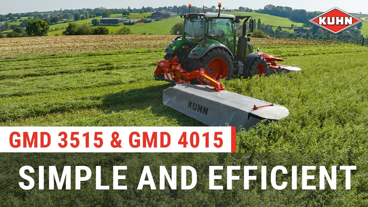 Increase work output from your farm with our mounted disc mowers | GMD 1015 series | KUHN