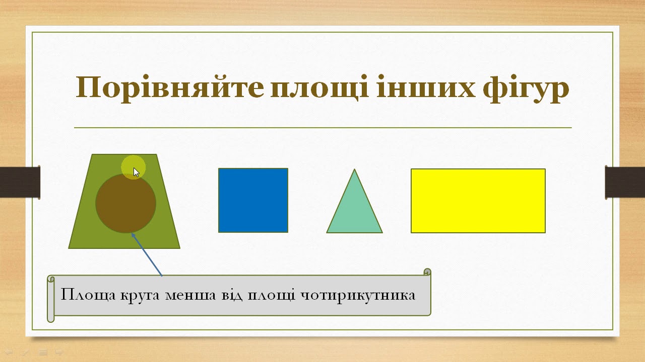 Площа фігури. Одиниці вимірювання площі. 4 клас