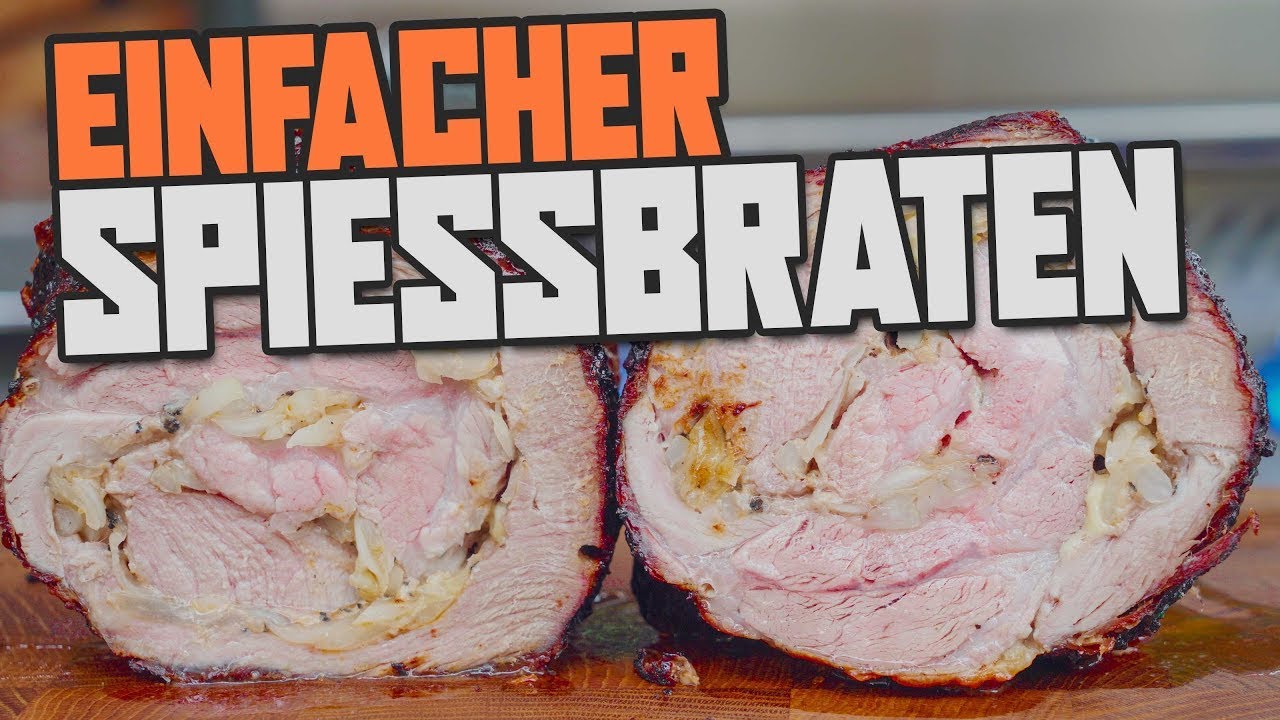 SAFTIGER Spiessbraten vom GRILL - Einfach zubereitet!