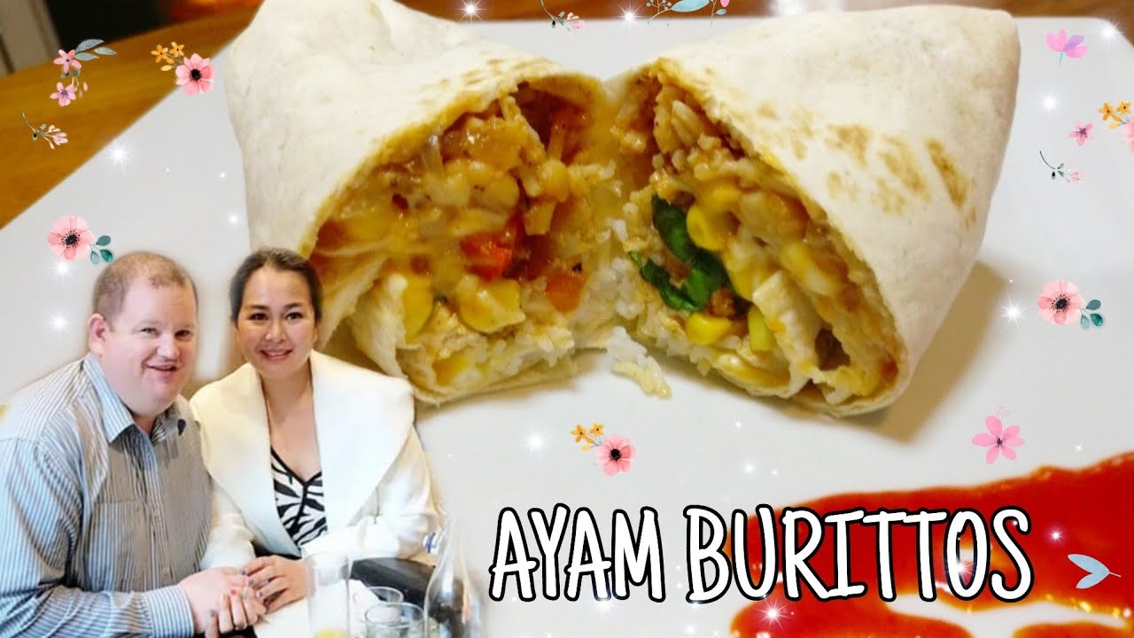 CHICKEN BURRITOS // di Dapur Bule Romantis