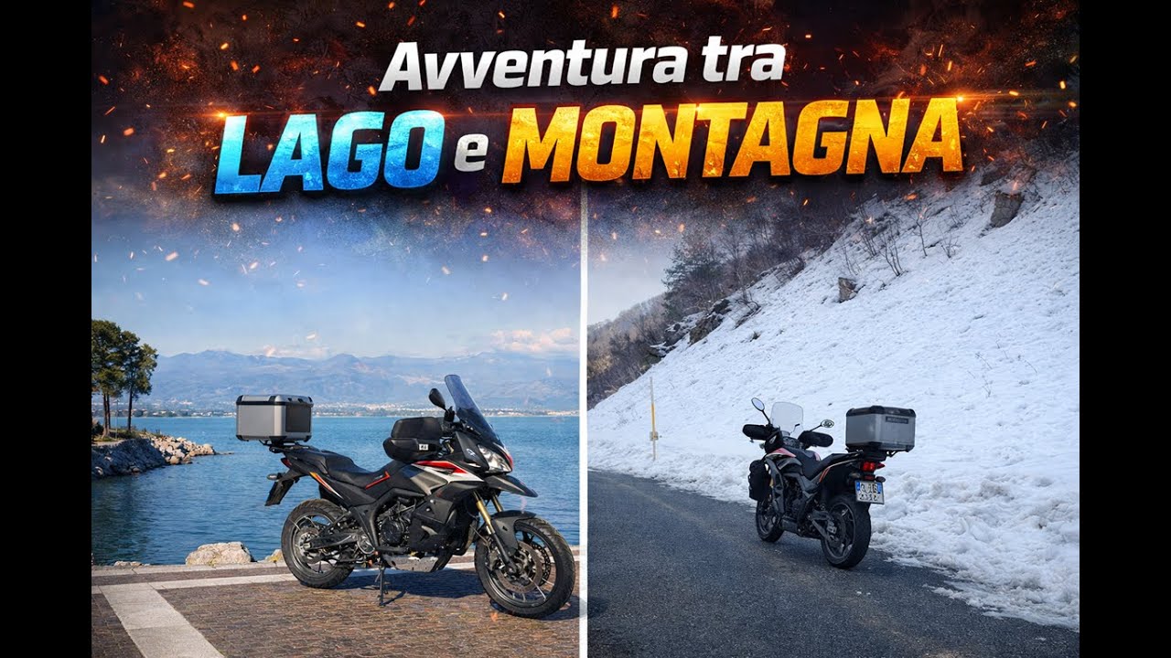 Dal sole del lago di Garda alla neve del Monte Baldo in un giorno in moto!