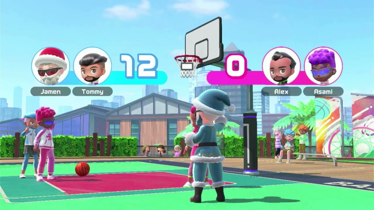 WR - FASTEST BASKETBALL 2 ON 2 (NORMAL) - SWITCH SPORTS