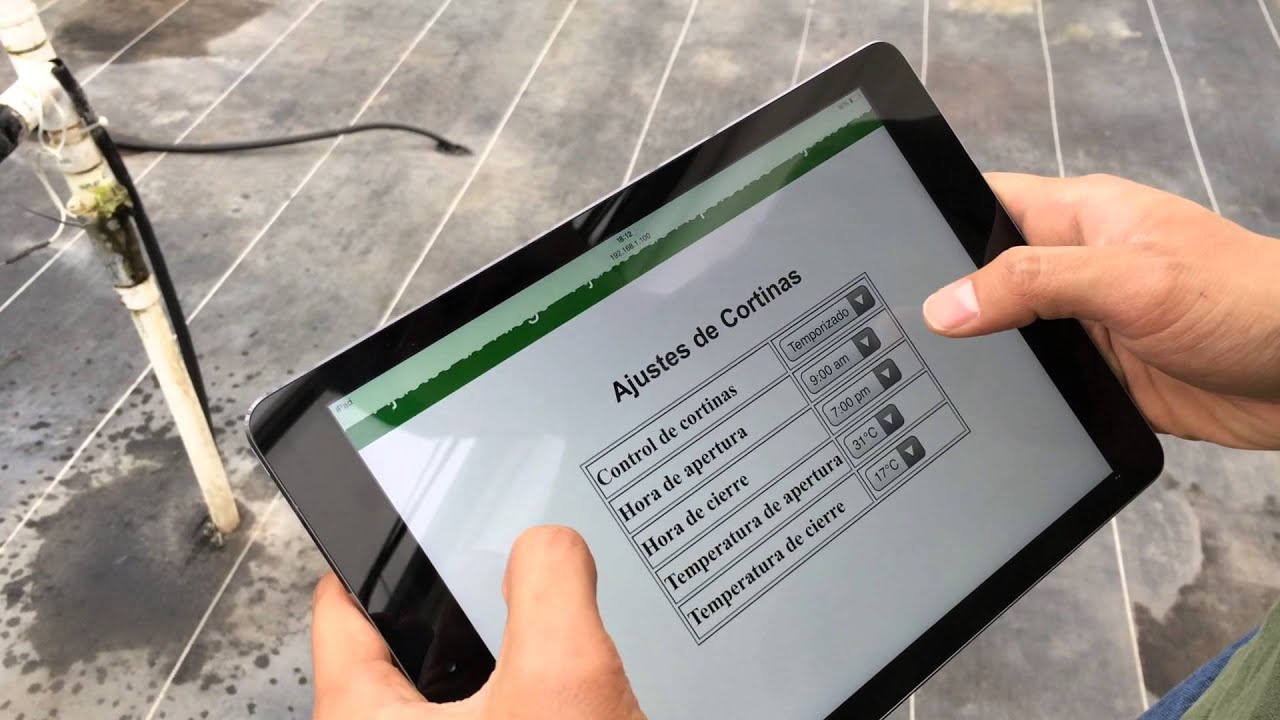 Monitoreo y Control de un Invernadero desde una Tablet