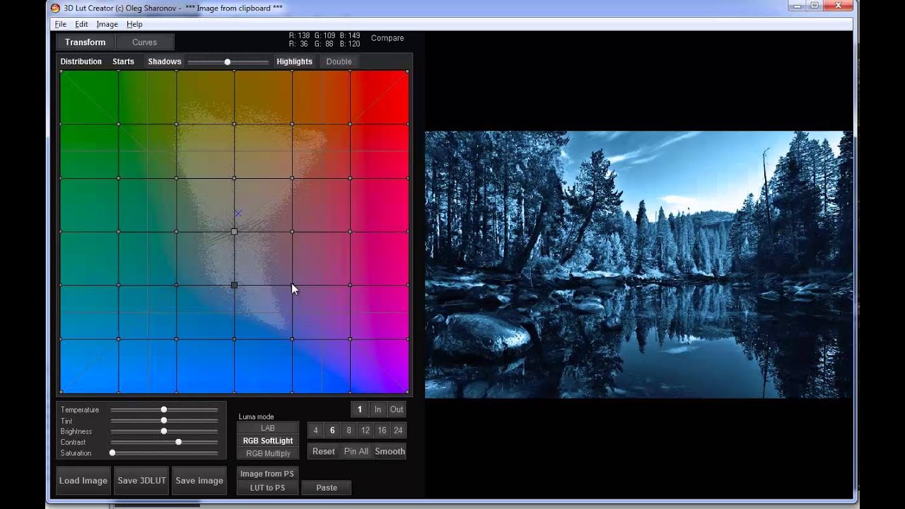 3D LUT Creator - Пример тонирования