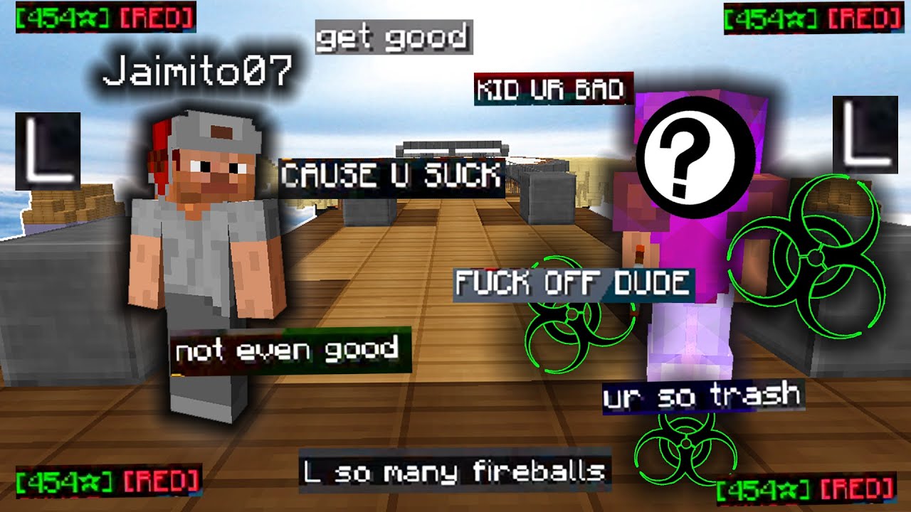 The MOST TOXIC player in BEDWARS I have EVER seen