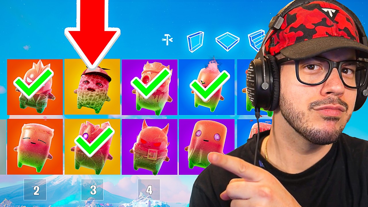 НАШЁЛ ВСЕ 10 ЖЕЛЕЙНЫХ СПРАЙТОВ в FORTNITE! (РЕДКОСТЬ)