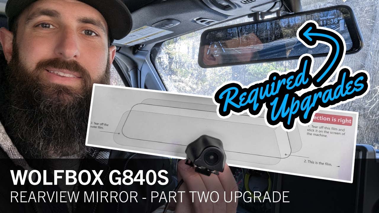 Fixing the Wolfbox G840S Digital Rearview Dashcam Mirror: Must-Have Upgrade for Full Usability
