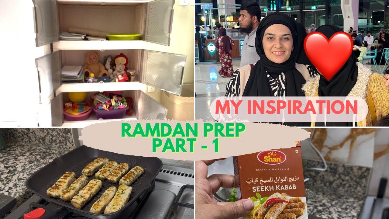 Ramadan Prep 🌙 | Kids Cupboard Organizing | Seekh Kabab Roll hack | @naushkitchenroutineofficial 