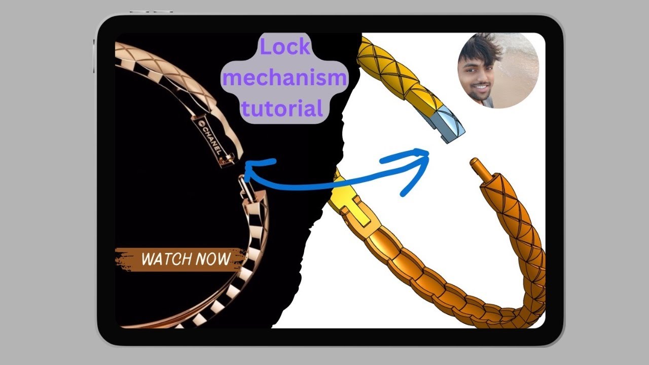 CHANEL Coco crush bracelet lock mechanism tutorial #cocochanel