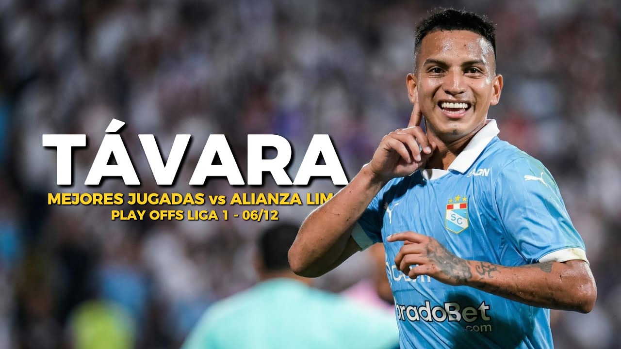 &iexcl;TREMENDO HAT TRICK! 🔥 MARTIN TAVARA vs ALIANZA LIMA: MEJORES JUGADAS | LIGA 1 2025 SPORTING CRISTAL