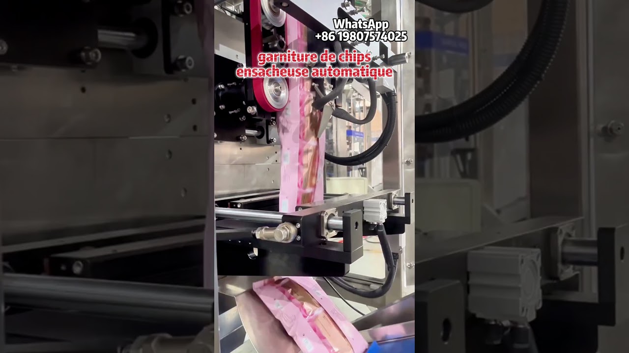 ensacheuse automatique，Machine de conditionnement verticale VFFS, peseuse multi-t&ecirc;tes pour chips