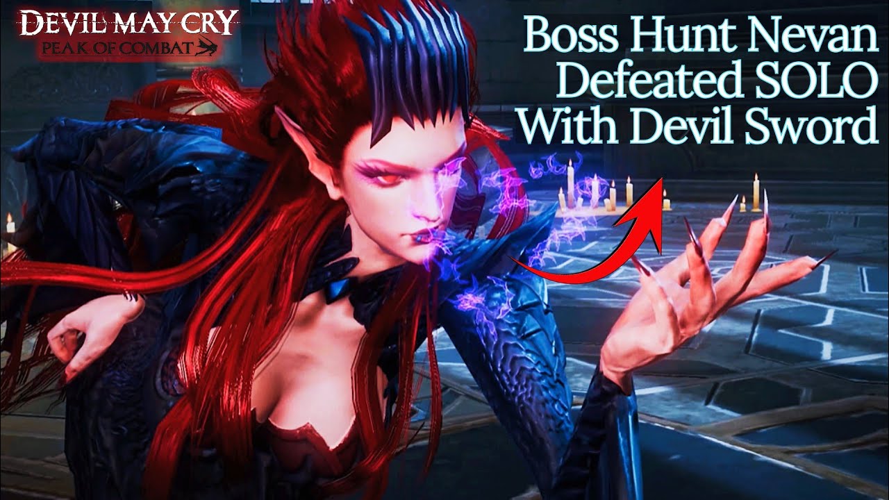 Boss Hunt Nevan Defeated Solo with Devil Sword | Devil May Cry Peak of Combat DMC POC | The KiLLeR.