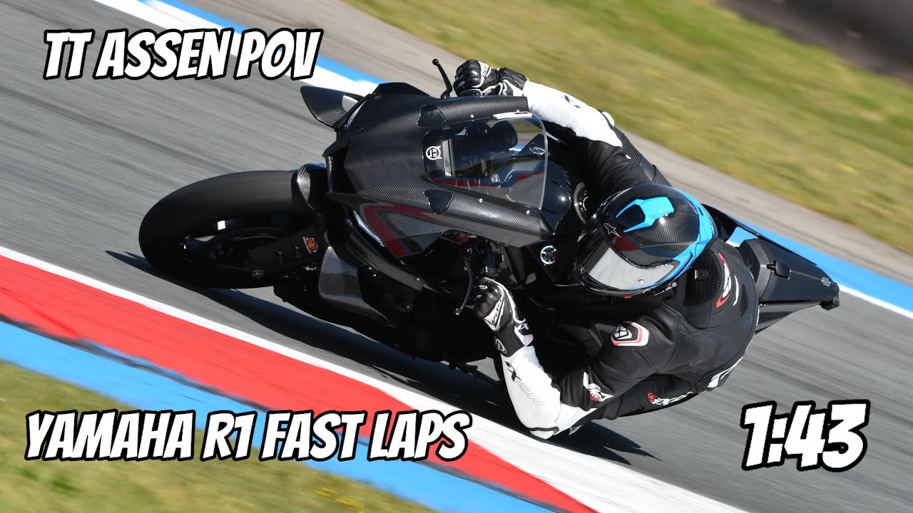 YAMAHA R1 FAST LAPS TT ASSEN “1:43”