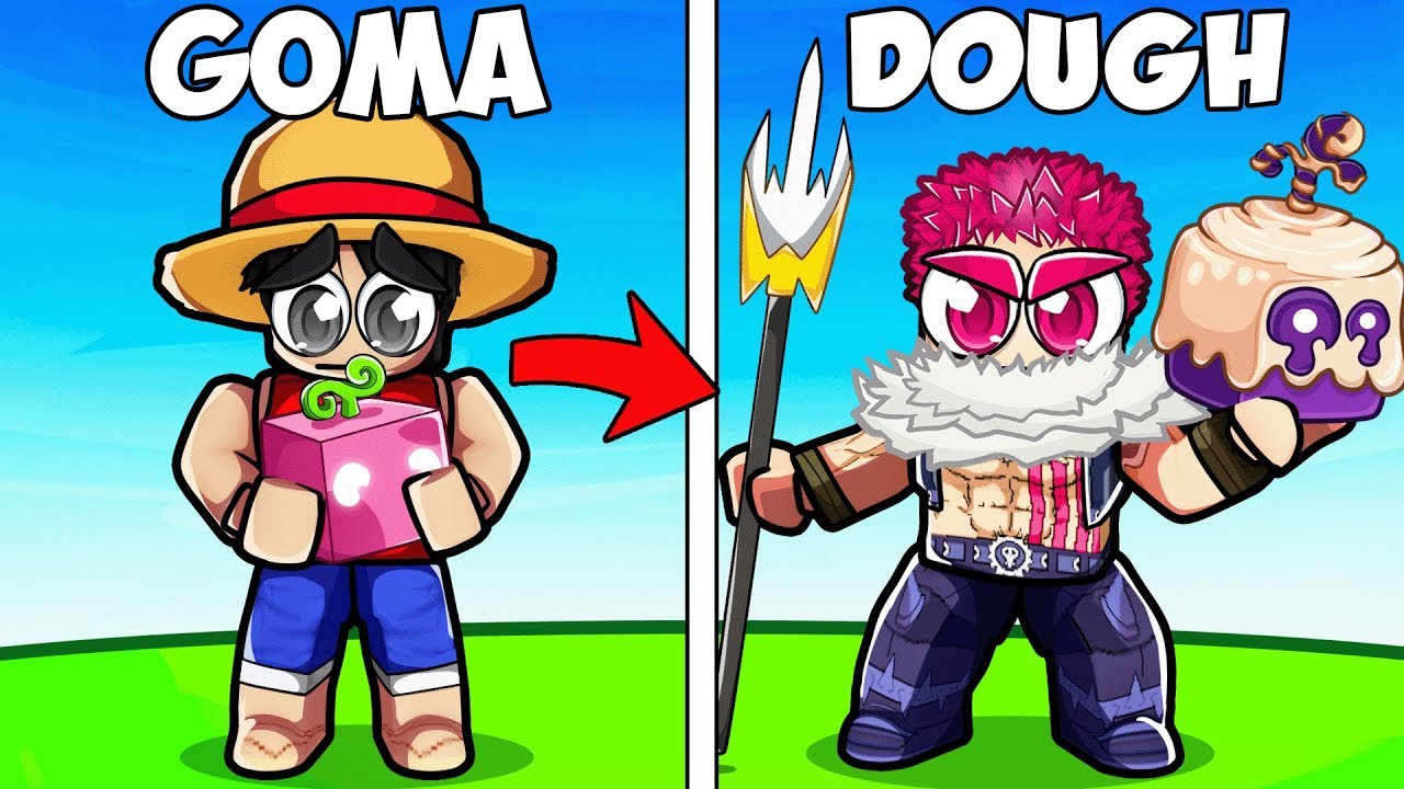 Blox Fruits Pero PERSONAJES de ONE PIECE Deciden Mis Frutas