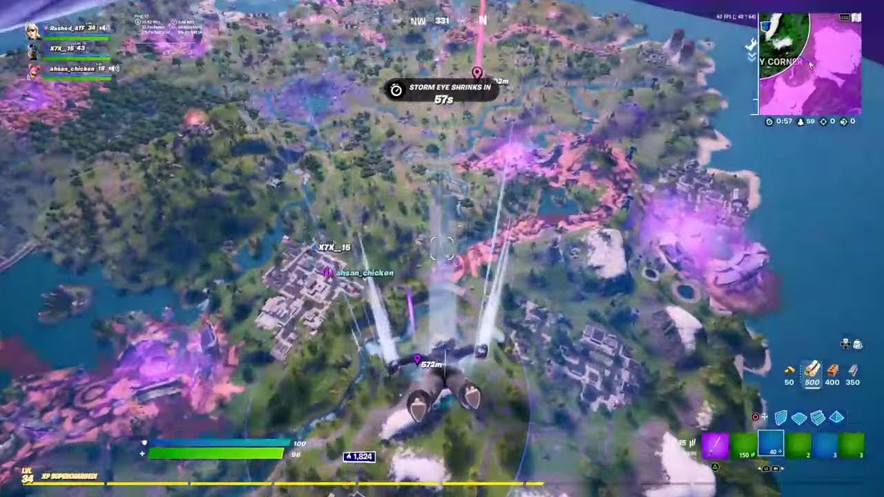 Late game quick cup gameplay