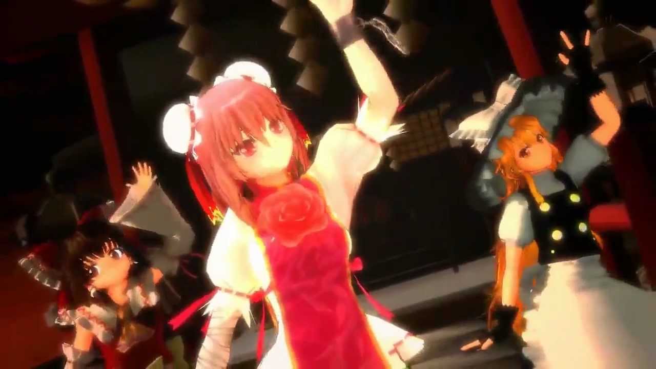 【Touhou MMD】Kasen, Reimu & Marisa's Gravity=Reality【東方】