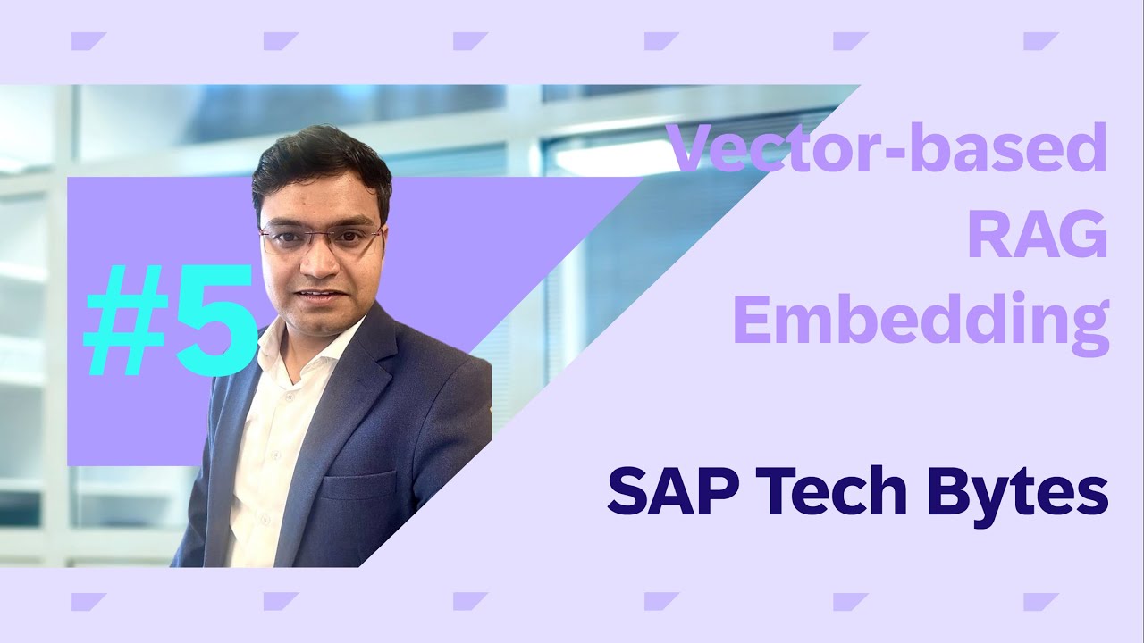 SAP BTP AI Best Practices #5: Vector-based RAG Embedding