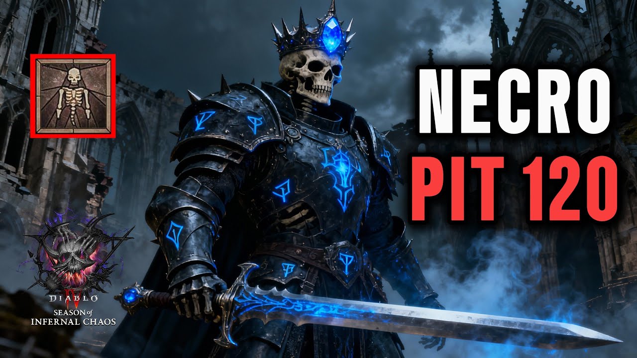 Shattered Spirit Necro MELTS PIT 120 | Diablo 4, 10 сезон, S-уровень, некромант, финальная сборка...