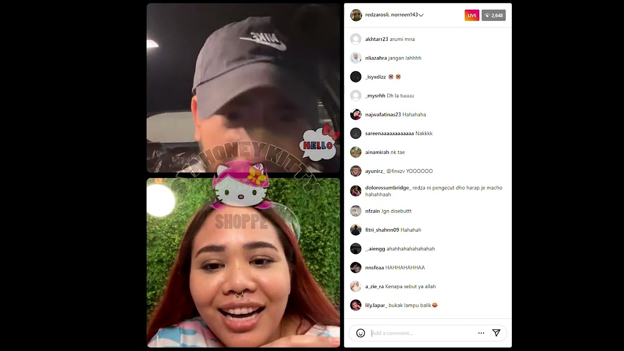 IG Live :   Redza Rosli & Norreen Kongsi Kisah Seram Bisik-Bisik Gelora