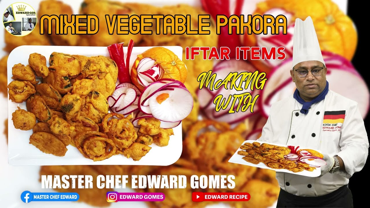 Crispy Mixed Vegetable Pakora | ক্রিস্পি সবজি পাকোড়া 🤤✨
