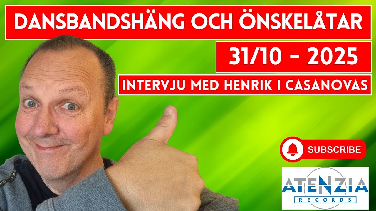 Casanovas Sethsson g&auml;star! Unik nyhet, ny dansbandsmusik & fredagsh&auml;ng