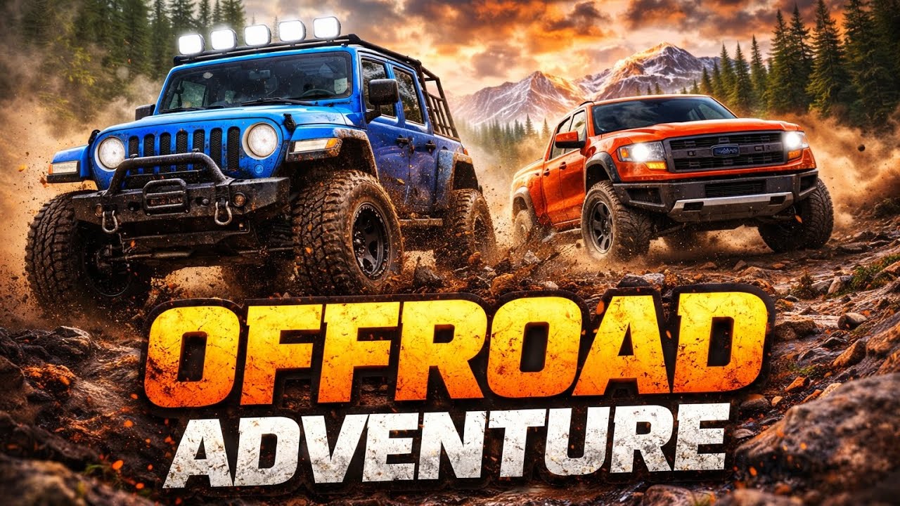 1️⃣ Mud, rocks, hills and pure madness 🚙🔥This Offroad Adventure is not about speed, it’s 