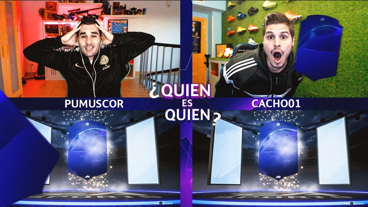 QUIEN ES QUIEN DISCARD CHALLENGE CON JUGADORES CHAMPIONS !!! VS CACHO